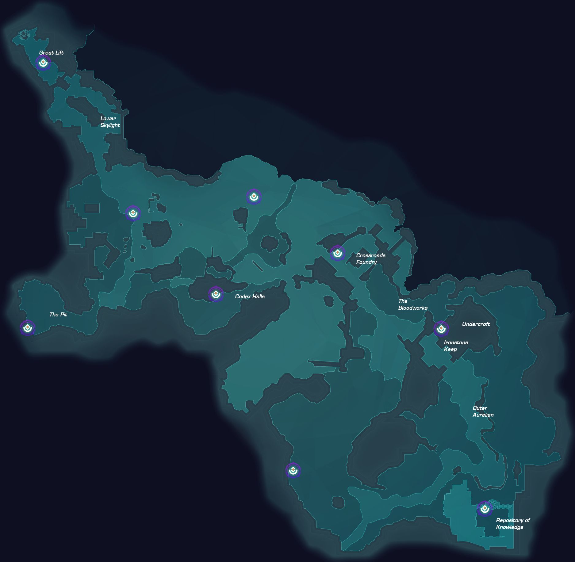 Basic Highlands map