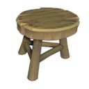 Round Wooden Stool