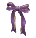 Purple Hanging Bow